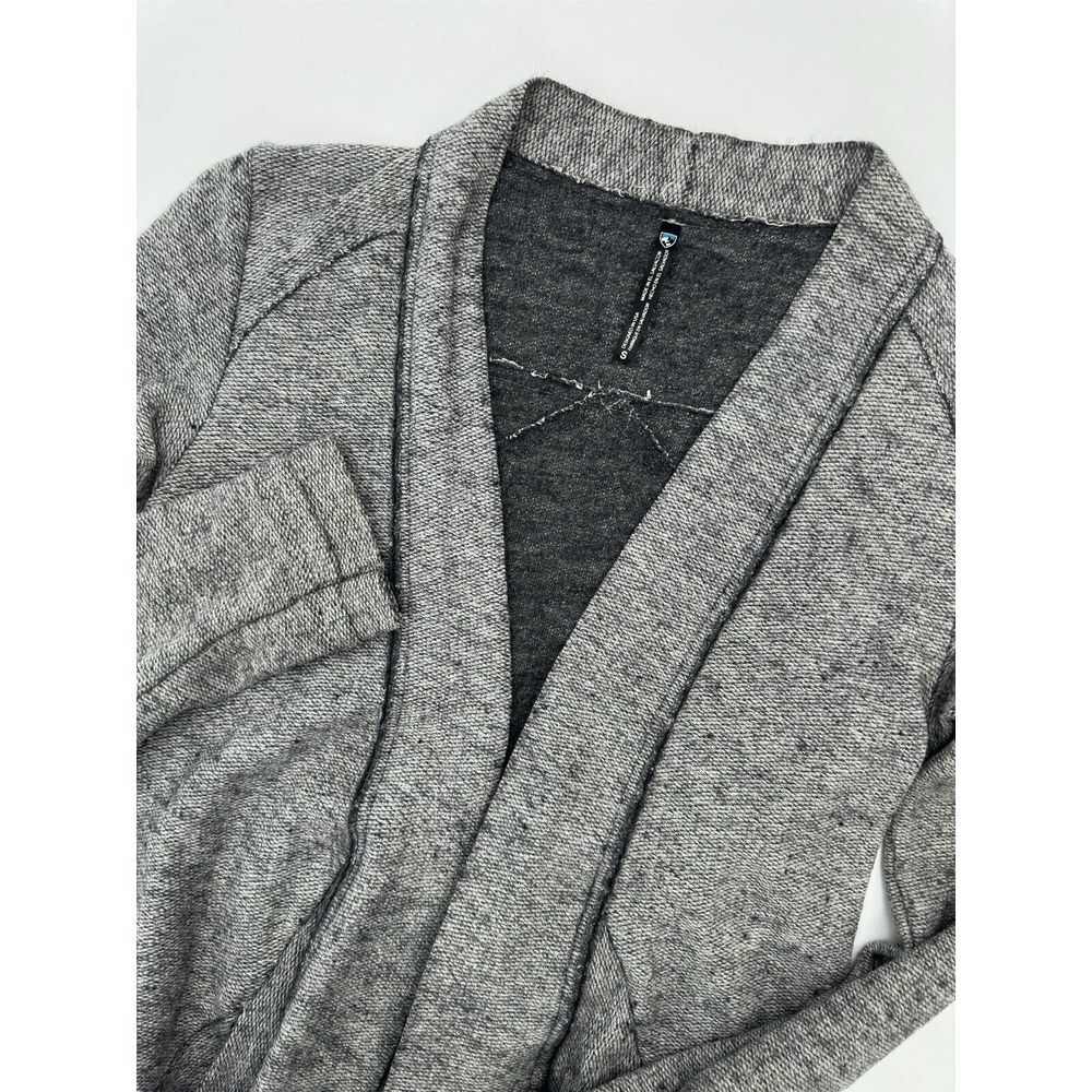 Kuhl Nova Wrap Open Cardigan in Ash Women's Size Small Wool‎ Blend